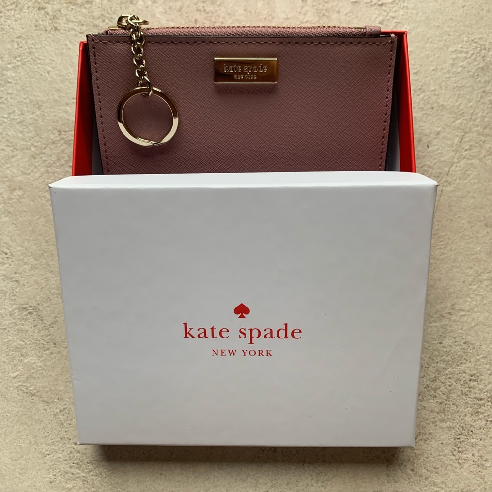 Kate Spade cardholder with key ring